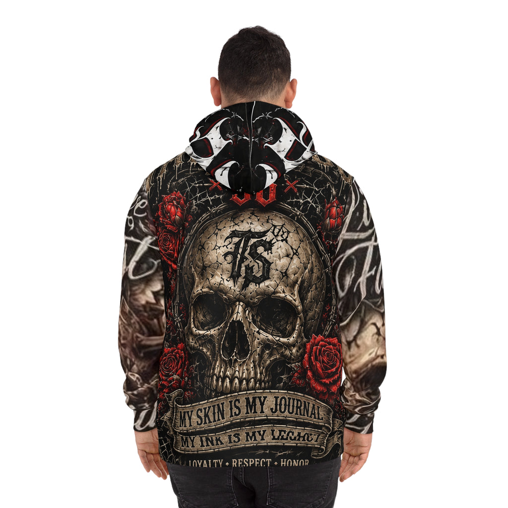 Tatted soul collective "my skin is my journal my ink is my legacy" limited edition hoodie#1 of 5