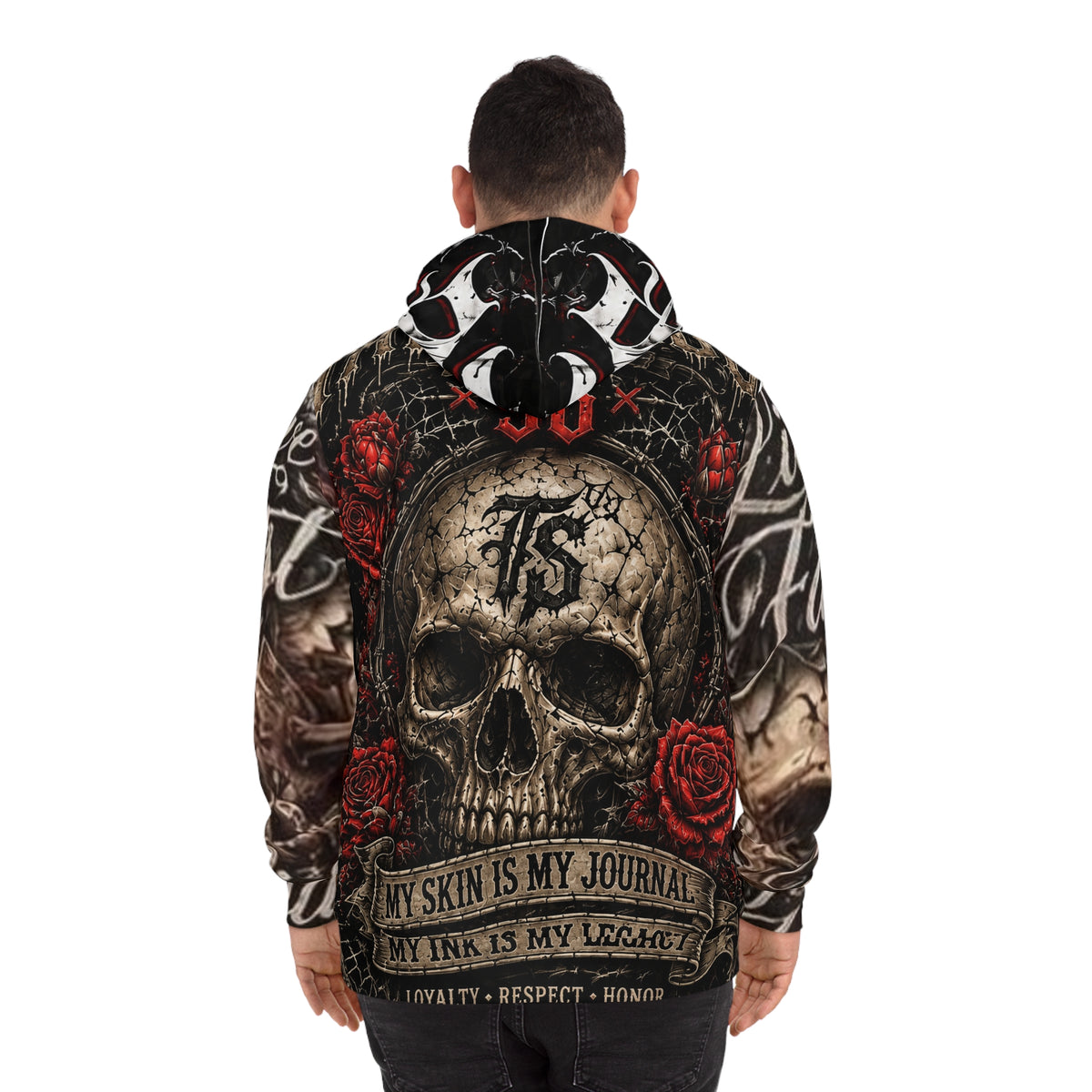 Tatted soul collective "my skin is my journal my ink is my legacy" limited edition hoodie#1 of 5