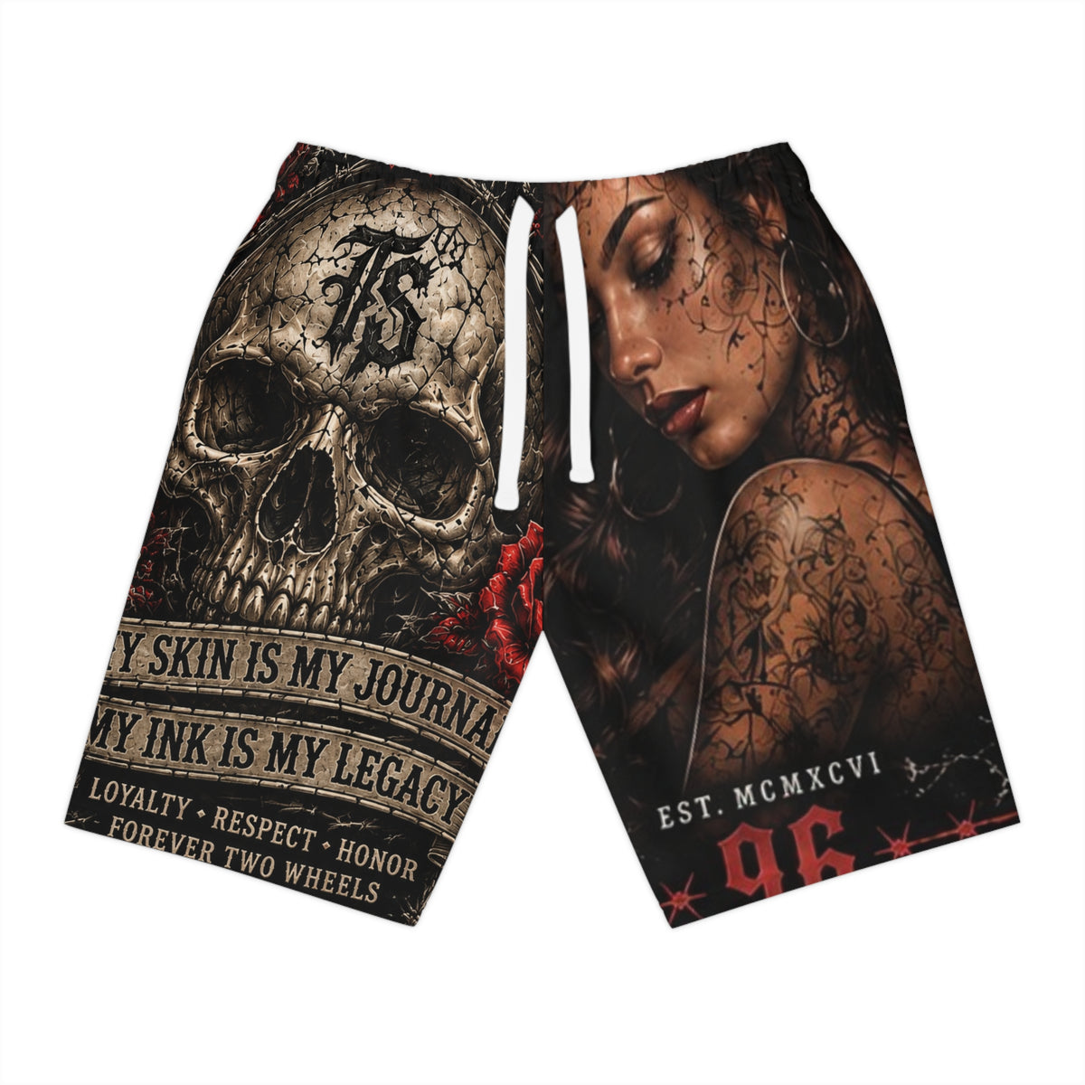 My Skin Is My Journal My Ink Is My Legacy Board Shorts Men