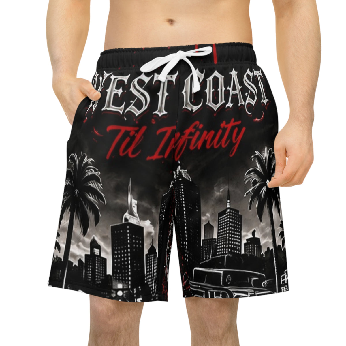 West Coast till infinity ♾️ tatted soul board shorts men