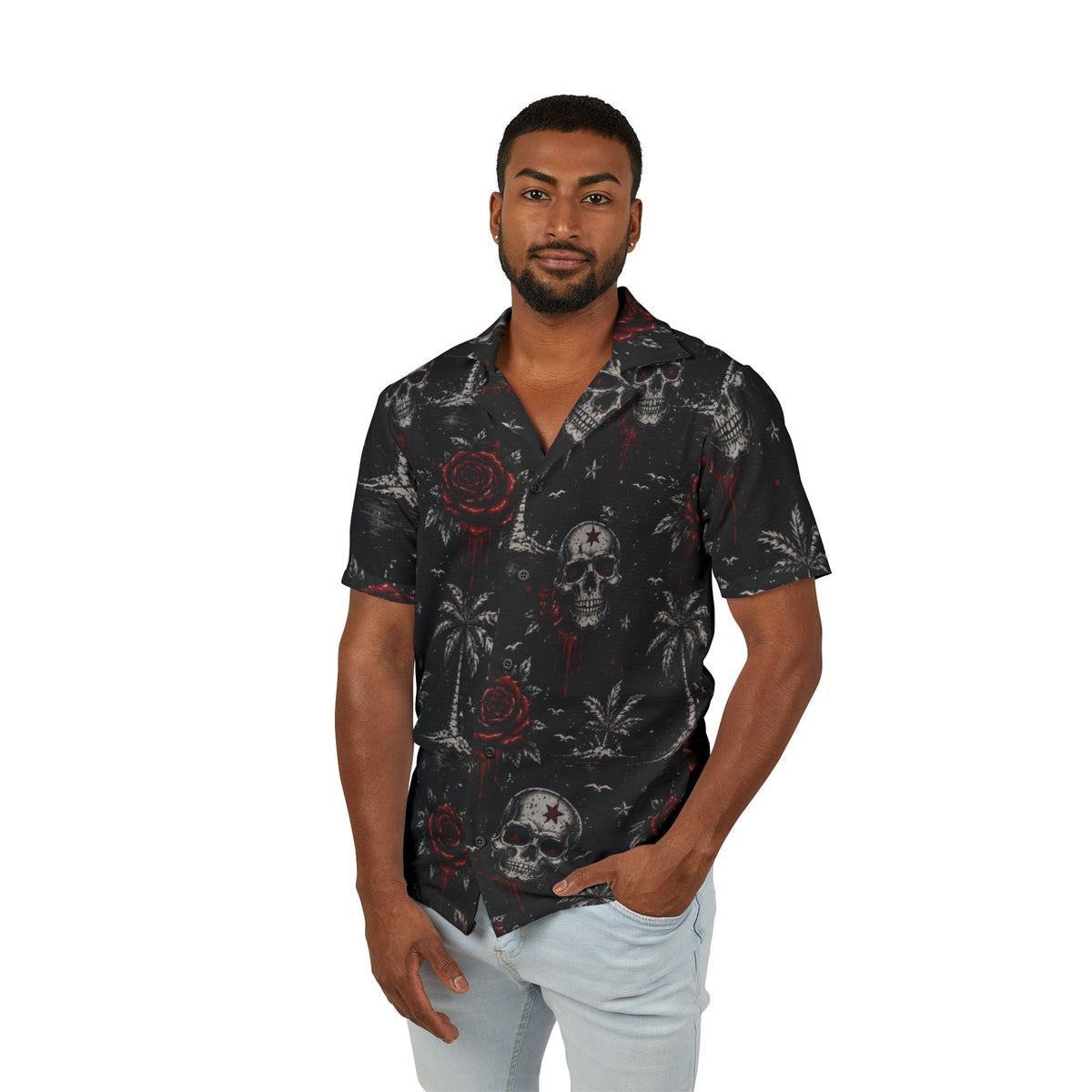 Tatted Soul Collective summer Hawaiian punk rock button down dress