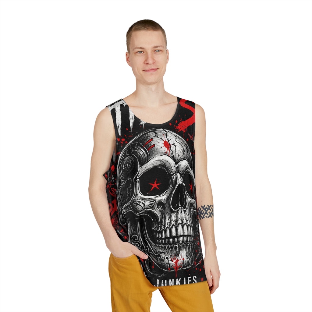 TATTED SOUL COLLECTIVE AN INK JUNKIE CUSTOM DESIGN SUMMER COLLECTION TANK FOR MEN