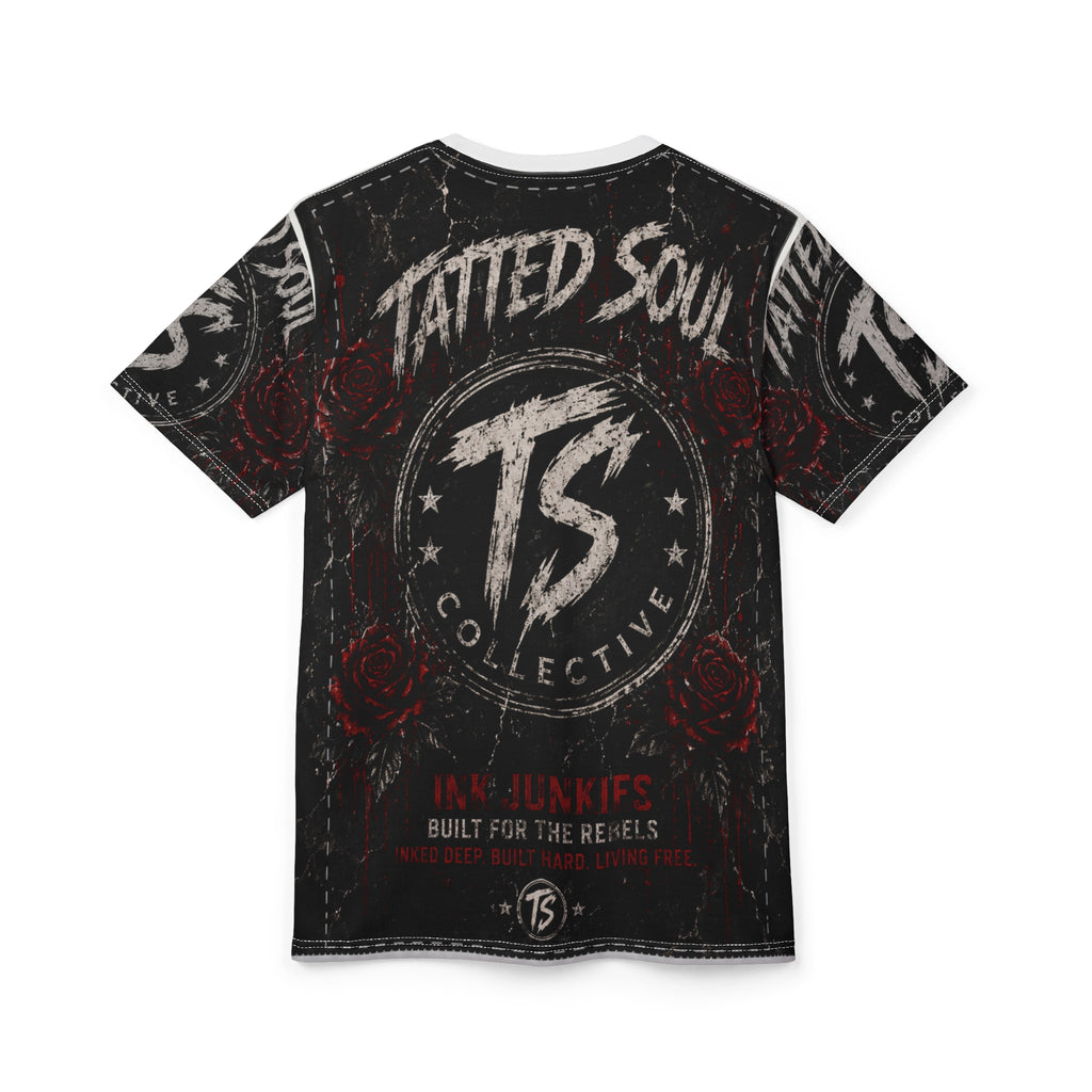 BUILT FOR THE UNRULY THE REBELS AND INK JUNKIES TATTED SOUL COLLECTIVE SUMMER COLLECTION FOR MEN. TS