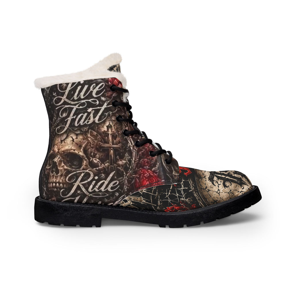 Women's Fur and Leather Boots